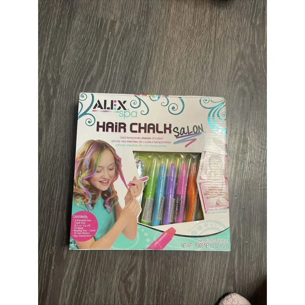 Hair Chalk Pens by ALEX Spa Make Your Hair As Vibrant As You Are B-W